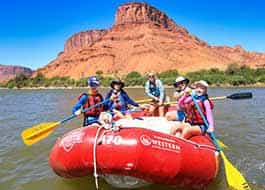 Moab River Rafting Butte Family