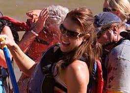 Moab River Rafting Fun Smile Woman