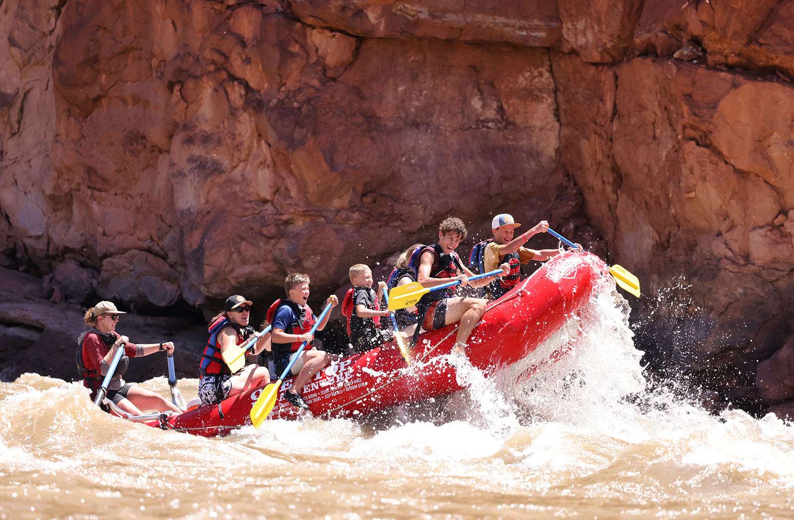 Moab Rafting Tour - Paddleboat on the Colorado River