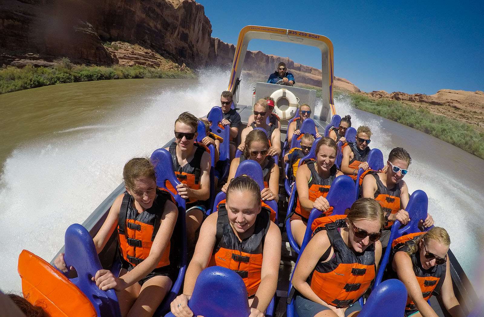 Splashing on the Colorado River