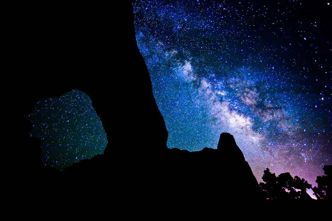 Moab Arches National Park Galaxy
