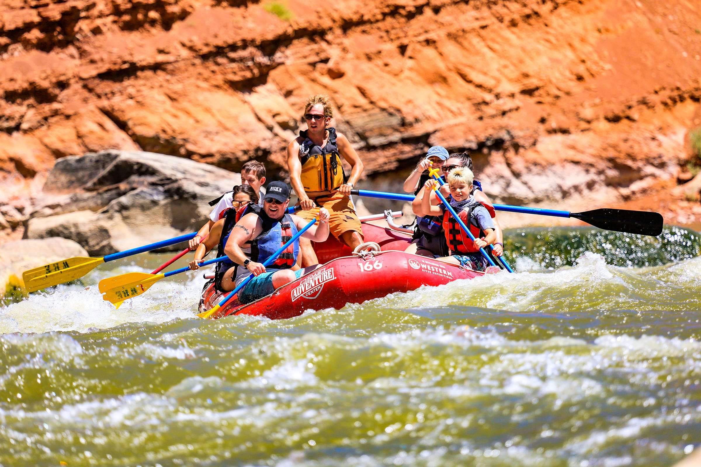 Moab Rafting Tour - Paddleboat on the Colorado River