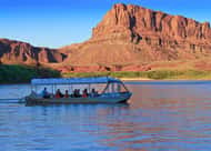 jet boat and buttes