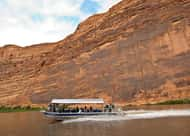 Jet Boat and Cliffs