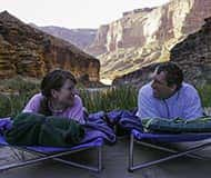 camping in Desolation Canyon