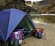 camping in Desolation Canyon