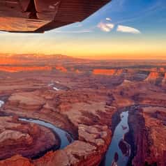 Moab Airplane Tours Canyonlands Sunset