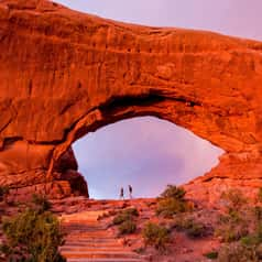 Moab Arches National Park Window Arch