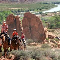 Moab Horseback Riding Boulders