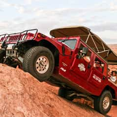 Moab Hummer Tours Side Climbing