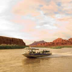 Moab Jet Boat Tours Sunset