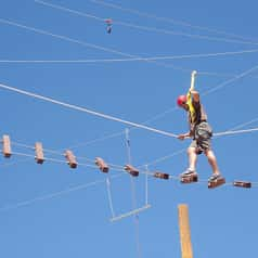 moab ropes course bridge