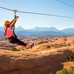 Zipline Adventure in Moab Utah