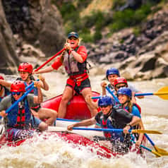 Paddling Westwater Canyon white water