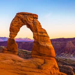 Moab Arches National Park Delicate Sunset 54