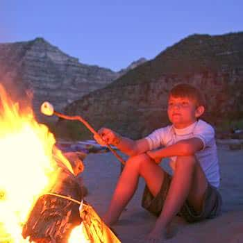 camping in Desolation Canyon