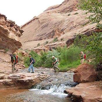 Moab Canyoneering Hiking Out