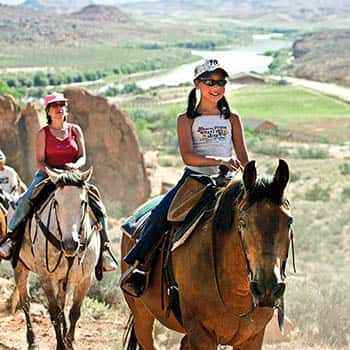 Moab Horseback Riding Family