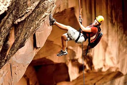 Moab Canyoneering Descent Arch Ali