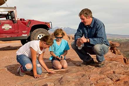 Moab Hummer Tours Shad Dinosaur