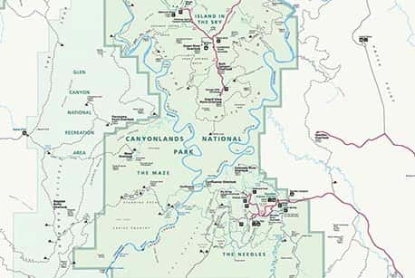 Canyonlands Nps Map