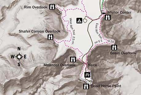 Dead Horse Point Sp Map