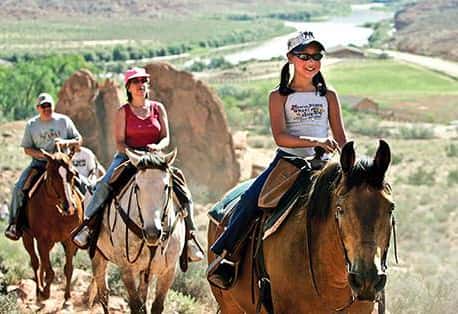 Moab Horseback Riding Family