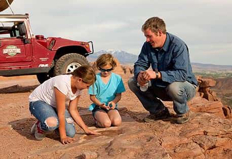 Moab Hummer Tours Shad Dinosaur