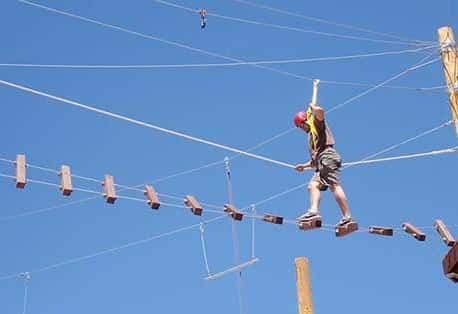 Moab Ropes Course Suspension Bridge 2