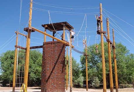 Moab Ropes Course Wide Shot