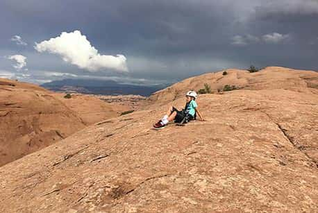 Moab Zip Line Bridger Observing