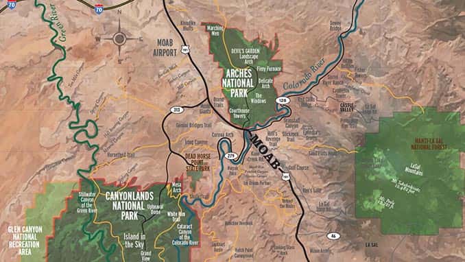 Moab Regional Map