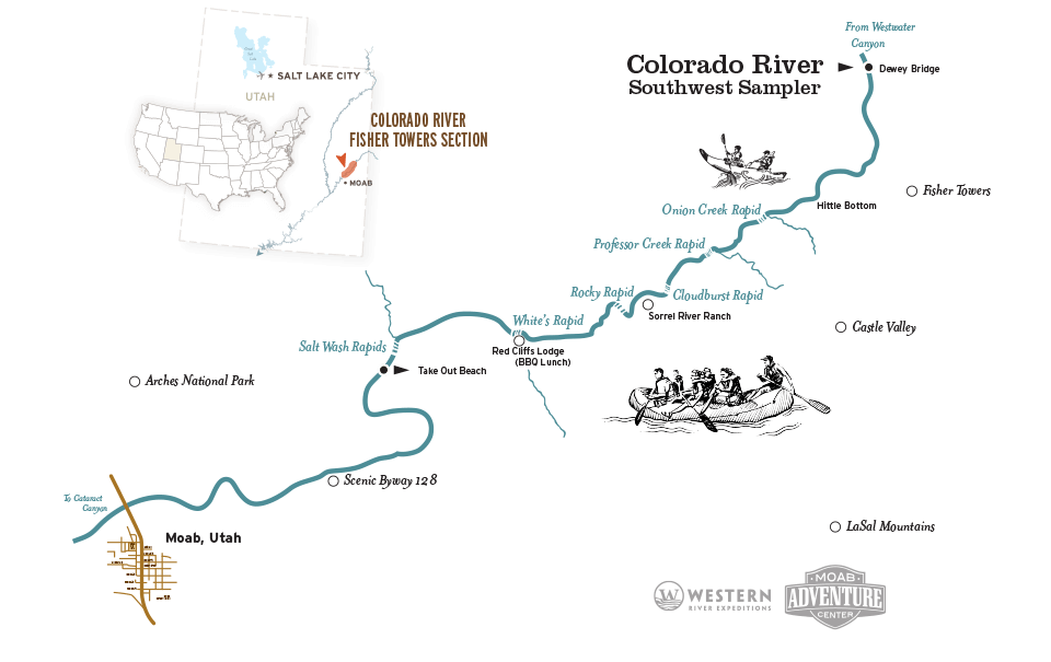 Inline Southwest Sampler Map