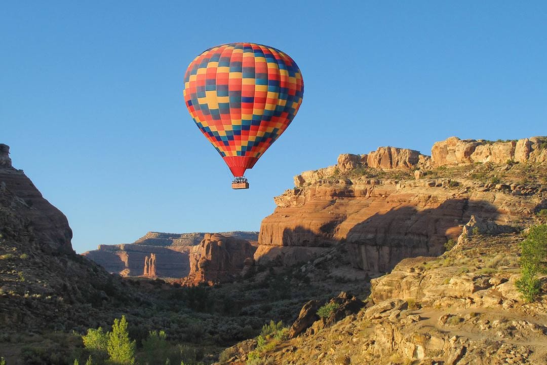 Moab Hot Air Balloon Rides Mill Canyon Edit
