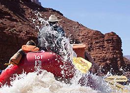 Moab River Rafting Cowboy Splash Behind