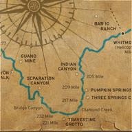 Map of Desolation Canyon