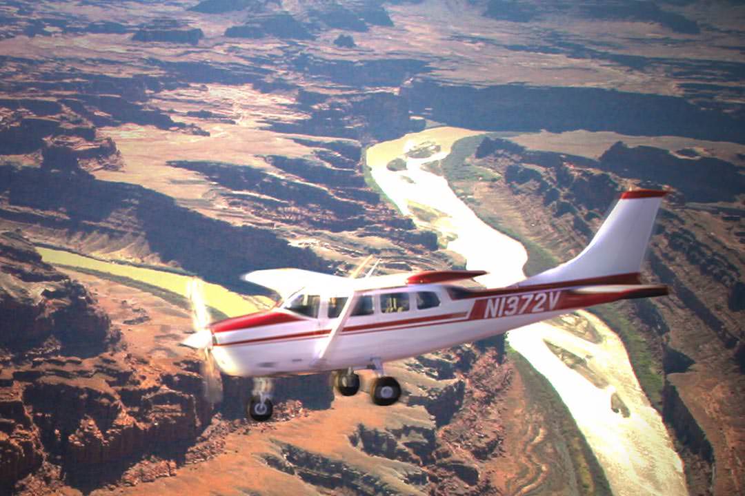 Plane over Moab