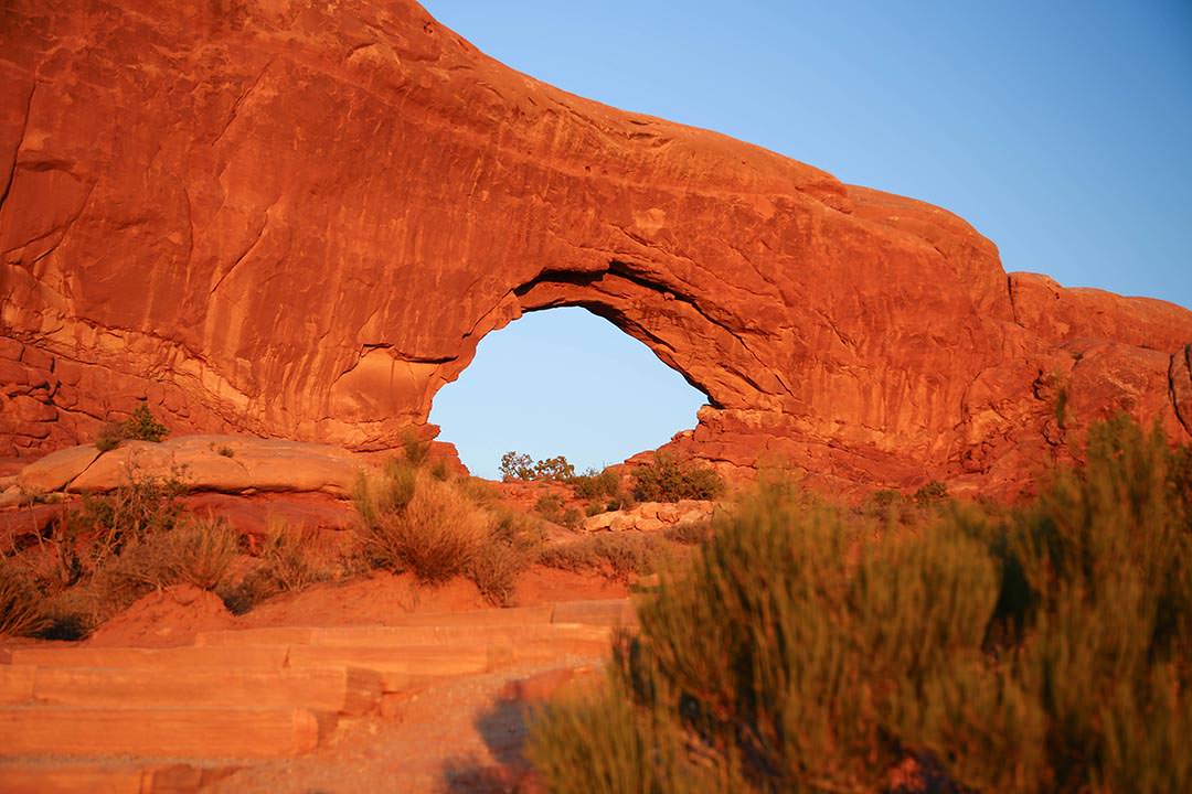Moab Arches National Park Window Arch 3