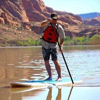 Moab Paddle Boarding Jason Style
