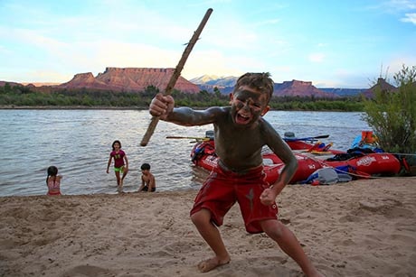 Moab River Rafting Kid Hayden