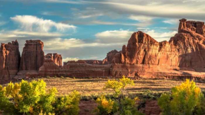 Arches National Park Fall Courthouse