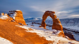 Arches National Park Winter Delicate