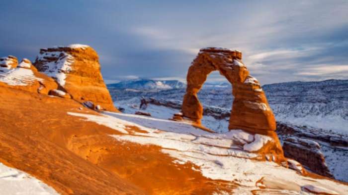 Arches National Park Winter Delicate