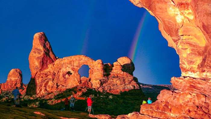 Arches Turret Rainbow
