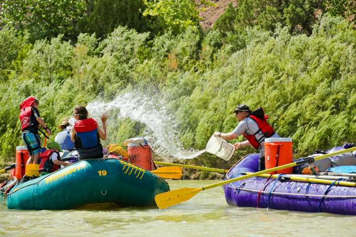 Desolation Canyon Utah Rafting Waterfight