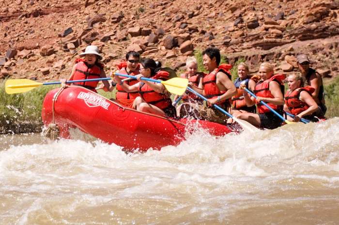 Moab River Rafting Rapids Group